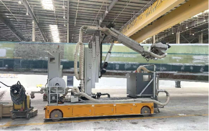 麦克纳姆轮风叶打磨平台 麦克纳姆轮风叶打磨平台