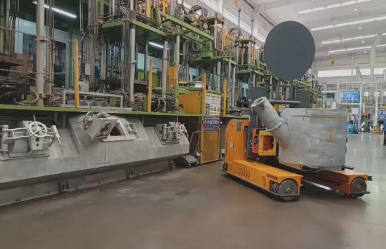 铝水运载车应用有色金属冲压铸件产线