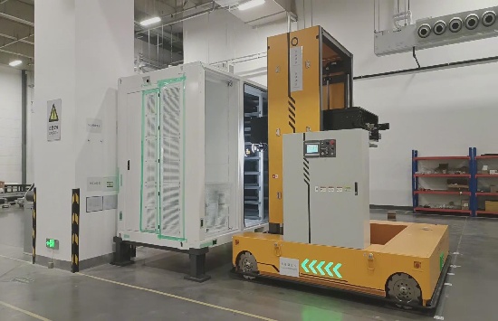 【案例视频】储能集装箱装配及搬运应用一站式解决方案