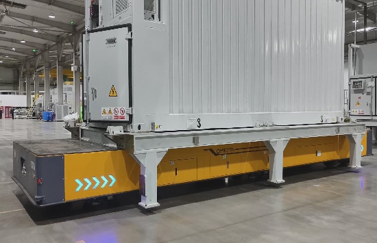 储能柜入簇AGV、储能集装箱转运设备